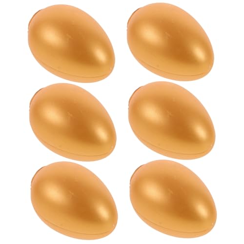 Milisten 6 Stück goldenes Eierspielzeug Jumbo Fälschung gefälscht Vor Überraschung Mini Party Eierdekorationen goldene Eier leeres Ei Festival-Eier Leeres goldenes Ei Hühnerei- Gips Milisten 6 Stück goldenes Eierspielzeug Jumbo Fälschung gefälscht Vor Überraschung Mini Party Eierdekorationen goldene Eier leeres Ei Festival-Eier Leeres goldenes Ei Hühnerei- Gips von Milisten