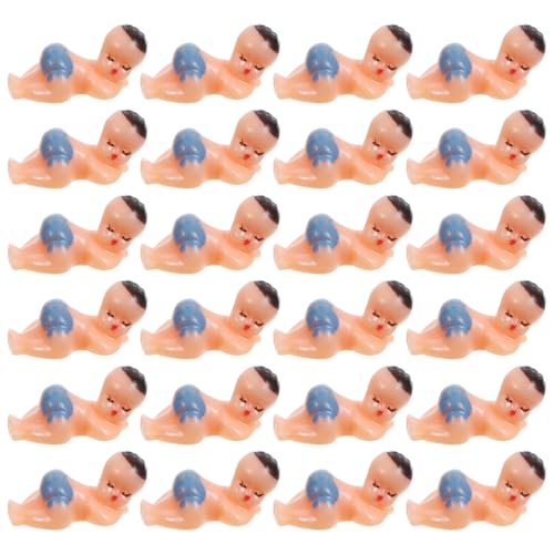 Milisten 60 Stück Miniatur Junge Mädchen für Shower Realistische Kleine Kunststoffbabys Süße Dekofiguren für Babyparty Geburtstagsfeier und Geschenkideen Kompakt und Vielseitig Einsetzbar von Milisten