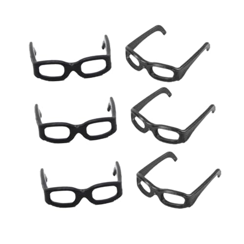 Milisten 60 Stück Schwarze Rahmenbrillenspielzeug winzige Gläser Puppe Sonnenbrille Mini Puppendekore Zubehör für Puppenkostüme Kostüm Brille kleine Brille Prop Plastik Milisten 60 Stück Schwarze Rahmenbrillenspielzeug winzige Gläser Puppe Sonnenbrille Mini Puppendekore Zubehör für Puppenkostüme Kostüm Brille kleine Brille Prop Plastik von Milisten