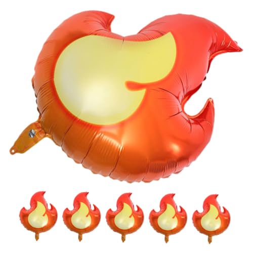 Milisten 6Stücke Flammenförmige Aluminium Folienballons Feuerwehrmann Geburtstagsdeko für Jungen Luftballons für Feierlichkeiten und Kreative Partys Milisten 6Stücke Flammenförmige Aluminium Folienballons Feuerwehrmann Geburtstagsdeko für Jungen Luftballons für Feierlichkeiten und Kreative Partys von Milisten