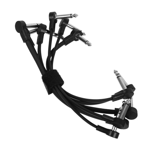 Milisten 6Stücke Gitarren Patchkabel Klinkenkabel für Effektpedale Langlebiges Sauerstofffreies Geräuschlose Signalübertragung für Instrumente Milisten 6Stücke Gitarren Patchkabel Klinkenkabel für Effektpedale Langlebiges Sauerstofffreies Geräuschlose Signalübertragung für Instrumente von Milisten
