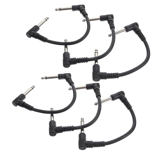 Milisten 6Stücke Gitarren Patchkabel Stecker Robustes Audiokabel für Gitarre Bass Effektpedale Langlebig und Verwicklungsfrei für Musikgeräte Milisten 6Stücke Gitarren Patchkabel Stecker Robustes Audiokabel für Gitarre Bass Effektpedale Langlebig und Verwicklungsfrei für Musikgeräte von Milisten