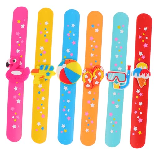 Milisten 6Stücke Hawaii Themen Slap Armbänder für Lustige Party Armbänder Gemischte für Geburtstagsfeiern und Sommeraktivitäten Milisten 6Stücke Hawaii Themen Slap Armbänder für Lustige Party Armbänder Gemischte für Geburtstagsfeiern und Sommeraktivitäten von Milisten