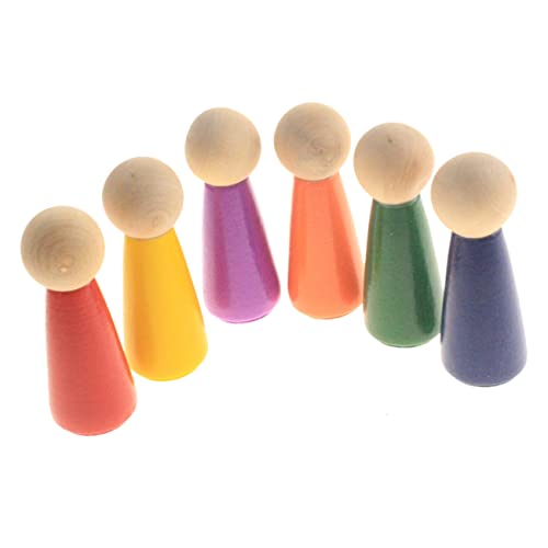 Milisten 6Stücke Holz Pegpuppen zum Bemalen DIY Unbemalte Holzfiguren für Kreative Dekoration Miniaturfiguren für Kinderzimmer Bastelprojekte und Robust Milisten 6Stücke Holz Pegpuppen zum Bemalen DIY Unbemalte Holzfiguren für Kreative Dekoration Miniaturfiguren für Kinderzimmer Bastelprojekte und Robust von Milisten