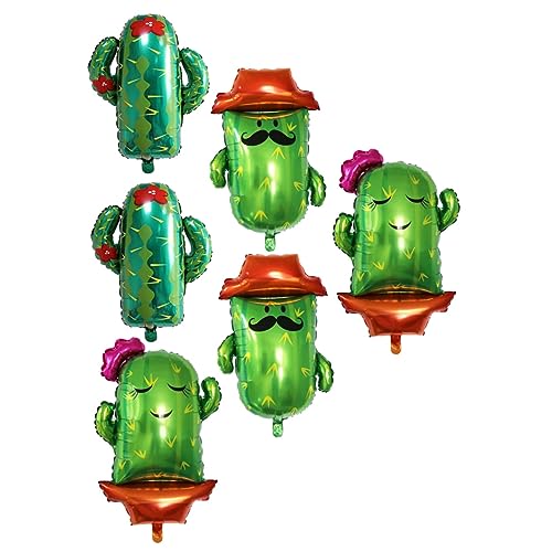 Milisten 6Stücke Kaktus Ballons Party Dekoration für Geburtstag Shower Hochzeiten Wunderschöne Kaktus Luftballons für Innen und Außendekoration Milisten 6Stücke Kaktus Ballons Party Dekoration für Geburtstag Shower Hochzeiten Wunderschöne Kaktus Luftballons für Innen und Außendekoration von Milisten