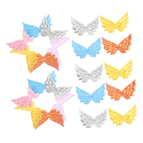 Milisten 70 Stück Glänzende Engel Flügel Patches Farben Mix Leichte Diy Applikationen für Kuchen Dekoration Kleidung Haarclips Bastelzubehör Einfach Anzubringen für Party Kinderspaß Milisten 70 Stück Glänzende Engel Flügel Patches Farben Mix Leichte Diy Applikationen für Kuchen Dekoration Kleidung Haarclips Bastelzubehör Einfach Anzubringen für Party Kinderspaß von Milisten