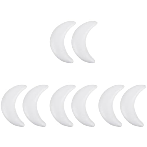 MILISTEN 8 Stk Mondschaumkuchen Mondkuchenform Mond-dekor Werkzeug Hochzeitsdeko Gefälschtes Mondkuchenmodell Schaumkuchenmodelle Für Die Hochzeit Kuchen-modell Leer Weiß Pappbecher von Milisten