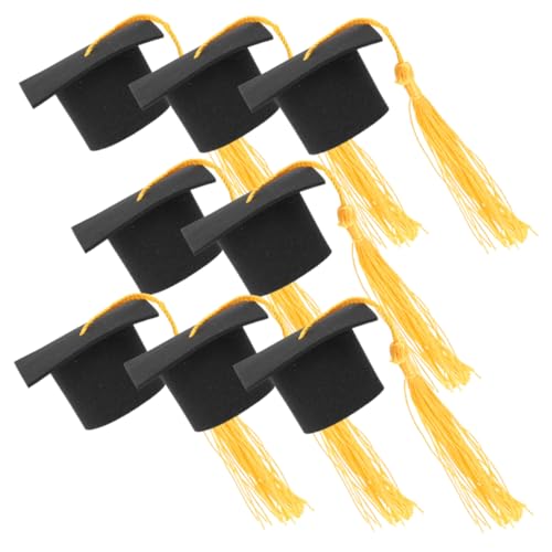 Milisten 8 Stück Cupcake-Topper eisend abschlussfeier deko für kuchen dekoration party cupcake deko Dekorationen Glückwunsch essbar Abschlusstortenaufsätze Kuchendekoration Polyester Yellow Milisten 8 Stück Cupcake-Topper eisend abschlussfeier deko für kuchen dekoration party cupcake deko Dekorationen Glückwunsch essbar Abschlusstortenaufsätze Kuchendekoration Polyester Yellow von Milisten