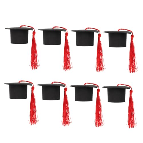 Milisten 8 Stück Cupcake Topper mit Quasten Abschlusskappen Dekorationen für Kuchen und Desserts Abschlussfeier Accessoires Milisten 8 Stück Cupcake Topper mit Quasten Abschlusskappen Dekorationen für Kuchen und Desserts Abschlussfeier Accessoires von Milisten