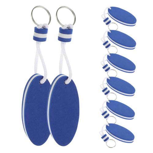 Milisten 8 Stück Ovaler Schlüsselbund Wassersport-Schlüsselschwimmer Bootfahren Schlüsselanhänger Float-Schlüsselanhänger Schwimmer als Schlüsselanhänger Eva Blue Milisten 8 Stück Ovaler Schlüsselbund Wassersport-Schlüsselschwimmer Bootfahren Schlüsselanhänger Float-Schlüsselanhänger Schwimmer als Schlüsselanhänger Eva Blue von Milisten