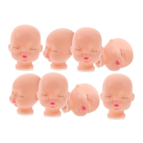 Milisten 8 Stück Teiliges Puppenköpfe aus Weichem Vinyl Wiederbemalbar für DIY Puppenreparatur und Schlüsselanhänger Kreative Puppenzubehörteile für Bastelprojekte und Schlafbegleiter Milisten 8 Stück Teiliges Puppenköpfe aus Weichem Vinyl Wiederbemalbar für DIY Puppenreparatur und Schlüsselanhänger Kreative Puppenzubehörteile für Bastelprojekte und Schlafbegleiter von Milisten