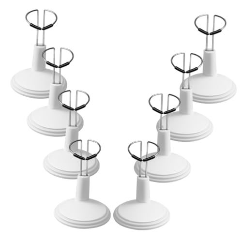Milisten 8 Stück Teiliges Puppenständer Weiß Verstellbar Stabiler Figurenhalter Für Sammler Zuhause Büro Reise Organizer Milisten 8 Stück Teiliges Puppenständer Weiß Verstellbar Stabiler Figurenhalter Für Sammler Zuhause Büro Reise Organizer von Milisten