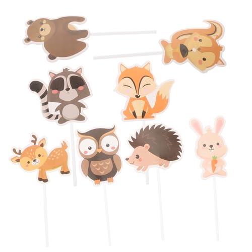 Milisten 8 Stücke Cupcake Topper Dschungel Thema Cupcake Topper Dschungel Kuchen Topper Kunststoff Milisten 8 Stücke Cupcake Topper Dschungel Thema Cupcake Topper Dschungel Kuchen Topper Kunststoff von Milisten