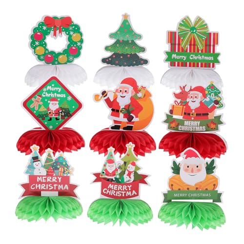 Milisten 9 Stück Wabenornamente Papier Tafelaufsatz Große Tischplatte Desktop Weihnachten Wiederverwendbar Für Weihnachten Tischdekoration Im Innenbereich Milisten 9 Stück Wabenornamente Papier Tafelaufsatz Große Tischplatte Desktop Weihnachten Wiederverwendbar Für Weihnachten Tischdekoration Im Innenbereich von Milisten