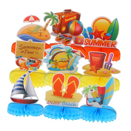 Milisten 9Stücke Hawaii Waben Mittelstücke aus Tropische Party Dekoration für Luau Themenfeiern für Tischdekoration und Wandaufhängung Langlebig und Platzsparend Milisten 9Stücke Hawaii Waben Mittelstücke aus Tropische Party Dekoration für Luau Themenfeiern für Tischdekoration und Wandaufhängung Langlebig und Platzsparend von Milisten