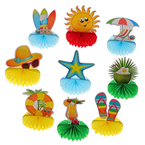 Milisten 9Stücke Hawaii Waben Tischdekoration Kreative Papierornamente Für Sommerfeste Hawaii Partydekoration Und Tischdekoration Für Feiern Wabe Festivaldekorationen Milisten 9Stücke Hawaii Waben Tischdekoration Kreative Papierornamente Für Sommerfeste Hawaii Partydekoration Und Tischdekoration Für Feiern Wabe Festivaldekorationen von Milisten