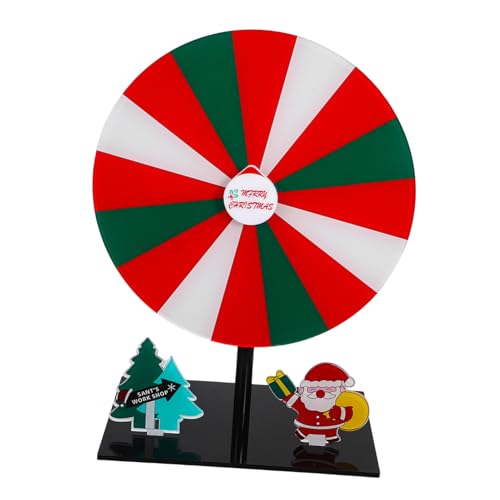 Milisten Acryl Weihnachts Partyspiel Drehbares Tisch-drehspiel für Preise Vielseitig Einsetzbares Gewinnrad für Festliche Runden und Weihnachtsfeiern Milisten Acryl Weihnachts Partyspiel Drehbares Tisch-drehspiel für Preise Vielseitig Einsetzbares Gewinnrad für Festliche Runden und Weihnachtsfeiern von Milisten