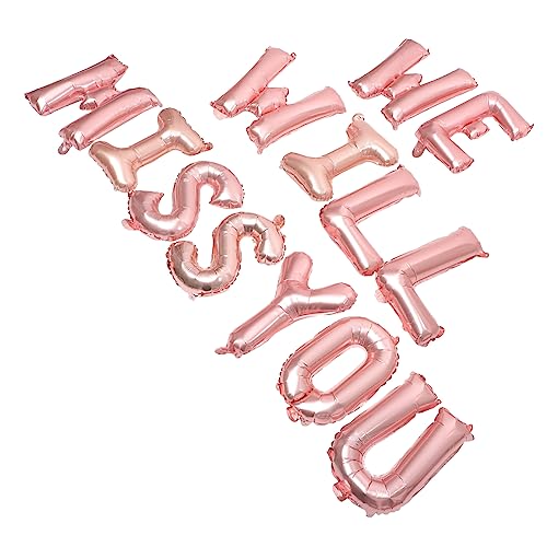 Milisten Aluminiumfolie Luftballons We Will Miss You Abschlussfeier Dekoration Langlebige Reißfeste Happy Graduation Ballons für Party Einfache Handhabung Bunte Girlande für Absolventen Milisten Aluminiumfolie Luftballons We Will Miss You Abschlussfeier Dekoration Langlebige Reißfeste Happy Graduation Ballons für Party Einfache Handhabung Bunte Girlande für Absolventen von Milisten