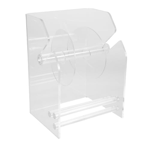 Milisten Aufkleberspender Acrylband Organizer Ständer Home-Desktop-Organizer Office Desktop Organizer verstellbarer Etikettenhalter Desktop-Etikettenspender Transparent Milisten Aufkleberspender Acrylband Organizer Ständer Home-Desktop-Organizer Office Desktop Organizer verstellbarer Etikettenhalter Desktop-Etikettenspender Transparent von Milisten