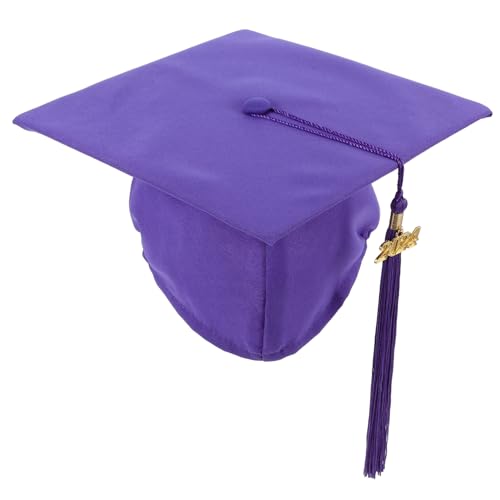 Milisten Bachelor-kappe Abschluss 2023 Weiße Abschlusskappe Abschlusshut Mit Quasten Abschlusskappe Partyhüte Für Erwachsene Abschlusskappendekorationen Absolventen Violett Polyester Milisten Bachelor-kappe Abschluss 2023 Weiße Abschlusskappe Abschlusshut Mit Quasten Abschlusskappe Partyhüte Für Erwachsene Abschlusskappendekorationen Absolventen Violett Polyester von Milisten