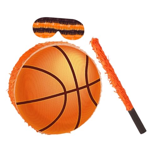 Milisten Basketball Piñata Ball Piñatas Für Geburtstagspartys Basketballspiele Für Geburtstagsparty Dekorationen Sport Themen Zubehör Geburtstagszubehör von Milisten