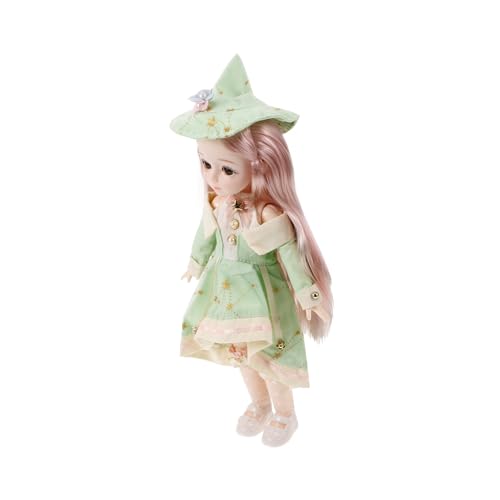 Milisten Bjd Puppe Mit Bohemian Stil Kleidung Gelenkpuppe Outfit Schuhen Und Hut Für Sommermode Und Kreative Spielmöglichkeiten von Milisten