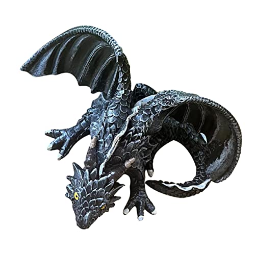 Milisten Robuste Drachenskulptur Aus Kunstharz Gotische Schlafzimmerdekoration Halloween-Dekoration Für Den Schreibtisch Drachenfigur Für Erwachsene Milisten Robuste Drachenskulptur Aus Kunstharz Gotische Schlafzimmerdekoration Halloween-Dekoration Für Den Schreibtisch Drachenfigur Für Erwachsene von Milisten