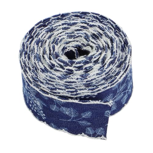 Milisten Denim Ripsband mit Gewelltem Spitzenrand Breit Diy Bekleidungs und Schuhdekorationen Haarbögen Haarschmuck und Bastelprojekte Milisten Denim Ripsband mit Gewelltem Spitzenrand Breit Diy Bekleidungs und Schuhdekorationen Haarbögen Haarschmuck und Bastelprojekte von Milisten