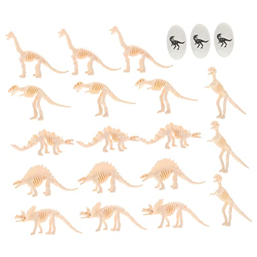 Milisten Dinosaurier Modellset für Kuchendekoration Teiliges Skelett und Dinosaurier Eier für Geburtstagsfeiern und Kreative Lernspiele von Milisten