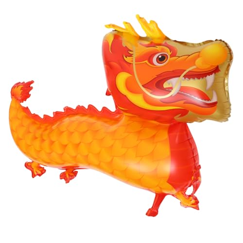 Milisten Drachenballon Deko Für Frühlingsfest Neujahrs Ballon Ornament Im Jahr Des Drachen Drachen Folienballon Für Festliche Anlässe Und Partys Asiatische Dekoration von Milisten