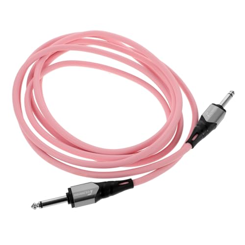 Milisten Elektrische Gitarre Audio Kabel PVC Instrumentenkabel mit Stecker Geräuschreduzierung für Gitarren Bässe Mischpulte und Mobile Soundkarten von Milisten