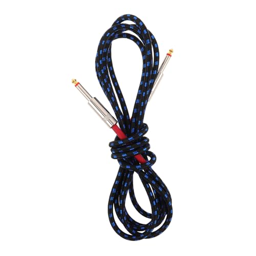 Milisten Elektrisches Gitarren-patchkabel Geflochtenes Amp-kabel mit Profi-rauschunterdrückung Flexibel Gitarre Bass Effektpedale und Keyboard Anschluss von Milisten