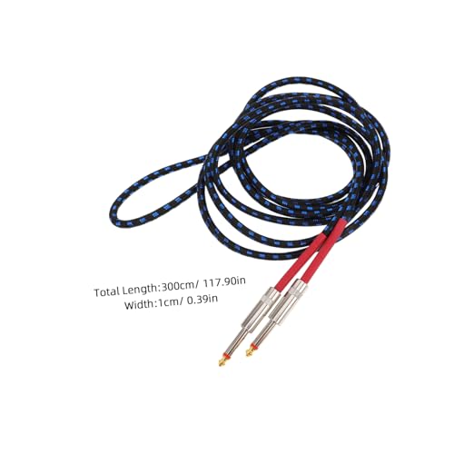 Milisten Gitarre Amp Kabel Geflochtenes Audio Patch Kabel mit Rauschunterdrückung für Gitarre Bass Effektpedale Keyboard Musikinstrumente Milisten Gitarre Amp Kabel Geflochtenes Audio Patch Kabel mit Rauschunterdrückung für Gitarre Bass Effektpedale Keyboard Musikinstrumente von Milisten