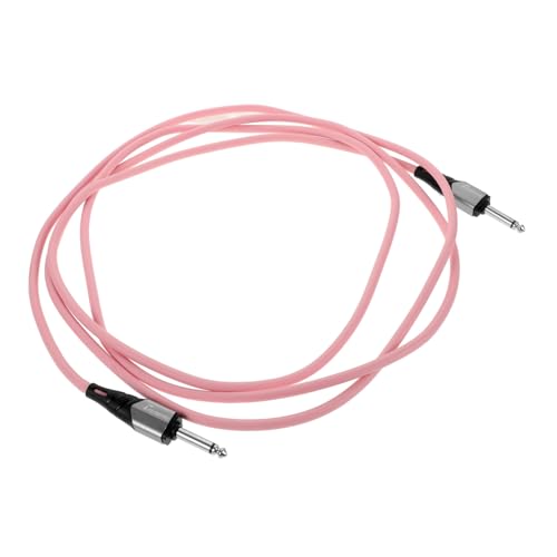 Milisten Gitarren Audiokabel Pedalboard Kabel Musikkabel Instrumentenkabel Gitarrenverstärkerkabel Gitarren Patchkabel E Gitarren Verstärkerkabel Gitarrenakkorde Pink Pvc Plus von Milisten