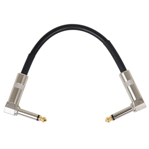 Milisten Gitarren Effektkabel mit Metallkopf Lange Verbindungslinie Flexibles und Langlebiges Zubehör für Gitarreneffekte für Sichere Nutzung von Milisten