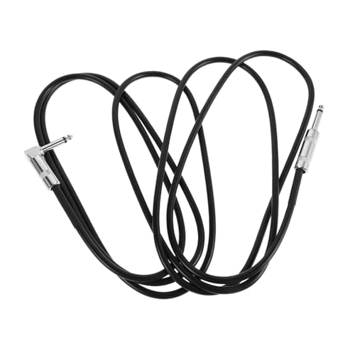 Milisten Gitarrenkabel E-Gitarren-Verstärkerkabel Gitarren Reparaturset kabel für elektrische gitarre Gitarrendraht Gitarrenverstärkerkabel Kabel für Bassverstärker Kupferkern Schwarz von Milisten