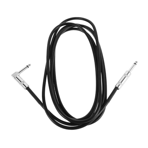 Milisten Gitarrenkabel Teile Von Musikinstrumenten Kabel Für Bassverstärker Stereo -audiokabel Guitar Patch Cord Pedalboard-kabel Guitar Patch -kabel Netzkabel Basskabel Kupferkern Schwarz von Milisten