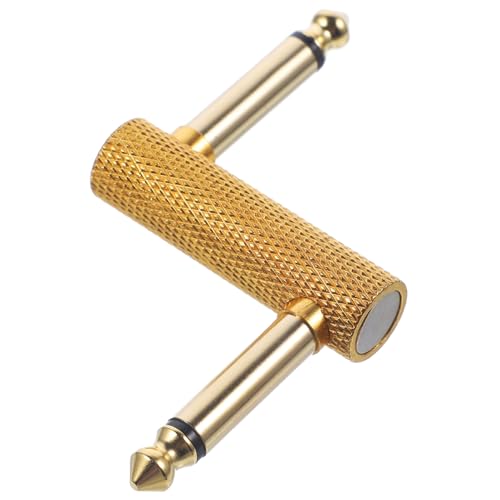 Milisten Gitarrenpedal Adapter Gitarren Patch Stecker für Effektpedalboard Langlebiger Klinkenanschluss für Klangübertragung für Gitarristen Milisten Gitarrenpedal Adapter Gitarren Patch Stecker für Effektpedalboard Langlebiger Klinkenanschluss für Klangübertragung für Gitarristen von Milisten