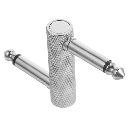 Milisten Gitarrenpedal Kupplungsstecker Aus Metall Audio Adapter Für Gitarre Langlebig Und Kompakt Für Pedalboard Anschlüsse Perfektes Zubehör Für Gitarristen von Milisten