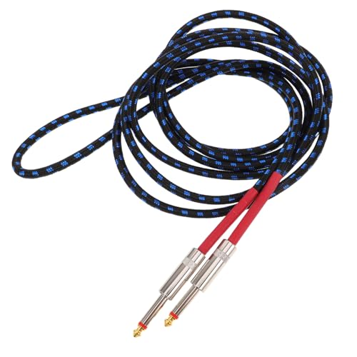 Milisten Guitar Amp Cord Geflochtenes Klinkenkabel Geräuschreduzierendes Flexibles Audiokabel Gitarre Bass Effektpedale und Verstärker Bühnenperformance von Milisten
