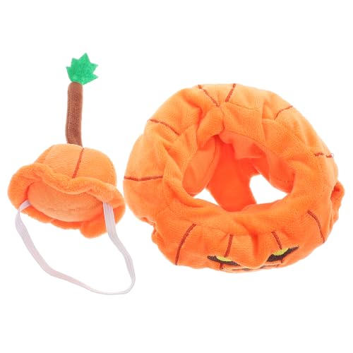 Milisten Halloween Puppenkostüm Kürbis Einfaches Mini Puppenhut Set Austauschbare Kleine Puppenkleidung für Basteln Detailreich Gestaltetes Langlebiges Halloween Outfit für Puppen von Milisten
