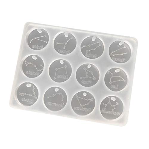 Milisten Harzformen Für Schmuck Epoxidharz Hundepfote Harzformen Silikonharzgussformen Werkzeugset für Schmuckharzhandwerk mit ? Sternbildern Einkaufswagenchip Silikonform Epoxidharz von Milisten