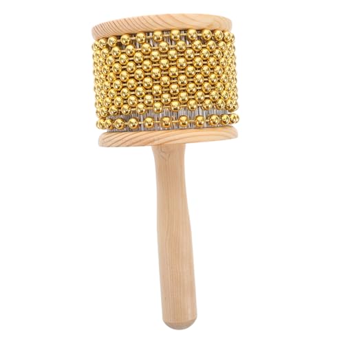 Milisten Holz Cabasa Shaker Kleines Percussion Instrument mit Metallperlen Exotischer Klang für Bandmusik Bühnenauftritte Tragbar für Drinnen und Draußen Stabile Verarbeitung Milisten Holz Cabasa Shaker Kleines Percussion Instrument mit Metallperlen Exotischer Klang für Bandmusik Bühnenauftritte Tragbar für Drinnen und Draußen Stabile Verarbeitung von Milisten