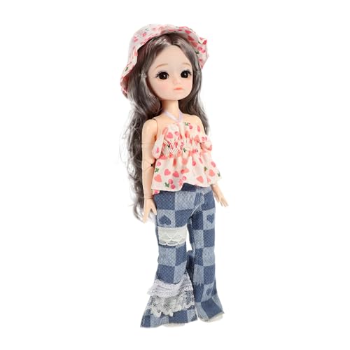 Milisten Kawaii Puppen im Boho Stil mit Kleidung Schuhen und Hut Große Gelenkpuppe für Kreatives und Eltern Interaktion für Feiertage und Milisten Kawaii Puppen im Boho Stil mit Kleidung Schuhen und Hut Große Gelenkpuppe für Kreatives und Eltern Interaktion für Feiertage und von Milisten
