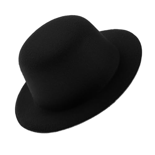 Milisten Kleiner Lolita Filz zylinderhandwerk Schwarzer Mini Hut für Damen Modisches DIY Accessoire Eleganter Puppenhut im Vintage Stil Vielseitig Tragbarer Festhut Milisten Kleiner Lolita Filz zylinderhandwerk Schwarzer Mini Hut für Damen Modisches DIY Accessoire Eleganter Puppenhut im Vintage Stil Vielseitig Tragbarer Festhut von Milisten