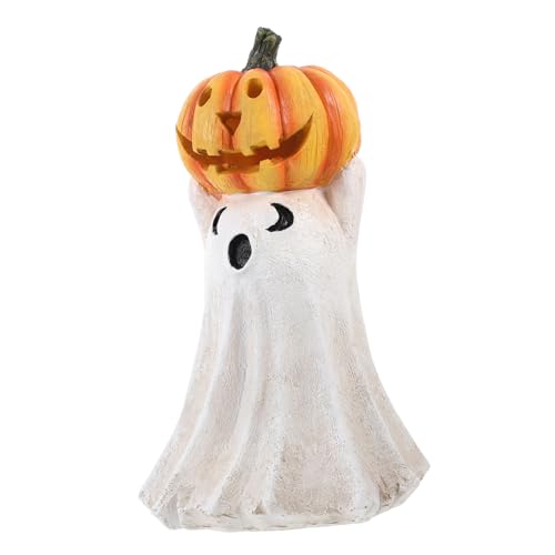 Milisten Kürbisharz -Ornamente Geisterstatue Halloween-kürbisdekorationen Im Freien Halloween -Dekorationen Geist, Der Kürbis Hält Halloween- Halloween-kürbis Und Geisterfigur Milisten Kürbisharz -Ornamente Geisterstatue Halloween-kürbisdekorationen Im Freien Halloween -Dekorationen Geist, Der Kürbis Hält Halloween- Halloween-kürbis Und Geisterfigur von Milisten