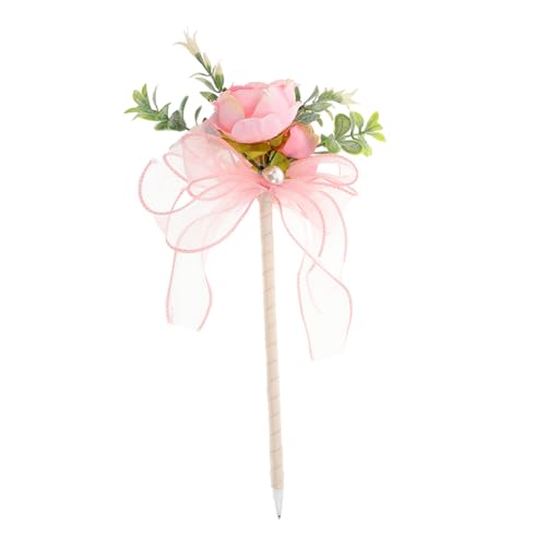 Milisten Kugelschreiber mit Rosenimitat dekorative Stifte Valentinsblumen-Kugelschreiber Blumenstifte für Damen Rosen-Kugelschreiber Blumenkugelschreiber Valentins-Rosenstifte flüssig Rosa Milisten Kugelschreiber mit Rosenimitat dekorative Stifte Valentinsblumen-Kugelschreiber Blumenstifte für Damen Rosen-Kugelschreiber Blumenkugelschreiber Valentins-Rosenstifte flüssig Rosa von Milisten