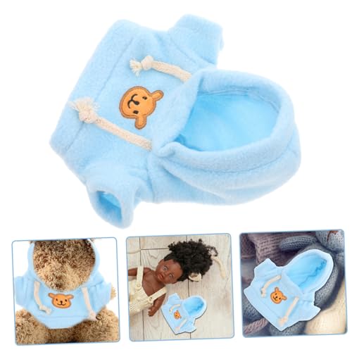 Milisten Kuscheltier Kleidung Blaue Sweatshirt Puppenkleidung Weiches Stofftier T Shirt für Kleine Bären Plüschkleidung Austauschbare Anziehsachen für Puppen Milisten Kuscheltier Kleidung Blaue Sweatshirt Puppenkleidung Weiches Stofftier T Shirt für Kleine Bären Plüschkleidung Austauschbare Anziehsachen für Puppen von Milisten