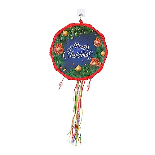 Milisten Lustige Piñata Weihnachtsbaum mit Zuckerfüllung Traditionelles Partyspiel für Kindergeburtstag Geeignet als Mitgebsel und Partydekoration von Milisten