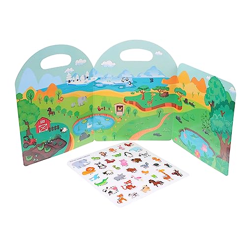 Milisten Lustiges Aufkleberbuch für Kleinkinder Pädagogisches Kognitionsspielzeug mit Cartoon Stickern Lernspielzeug für Vorschulkinder Fördert Kreativität und Logisches Milisten Lustiges Aufkleberbuch für Kleinkinder Pädagogisches Kognitionsspielzeug mit Cartoon Stickern Lernspielzeug für Vorschulkinder Fördert Kreativität und Logisches von Milisten